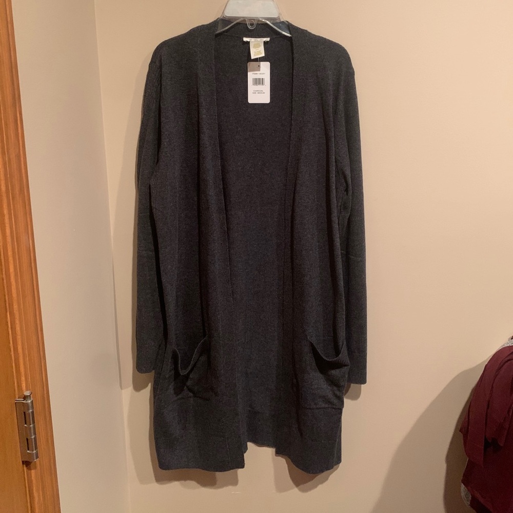 NWT Simple Grey Cardigan